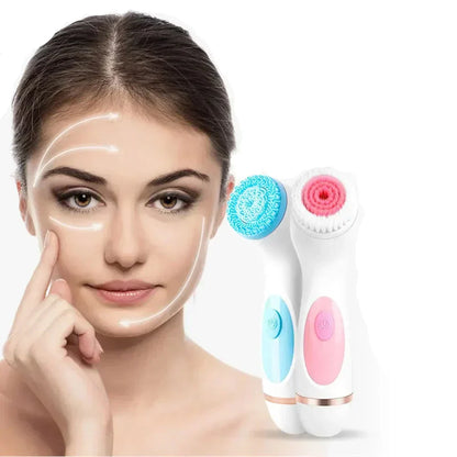 SoniGlow 3-in-1 sonische gezichtsreiniger met massagefunctie