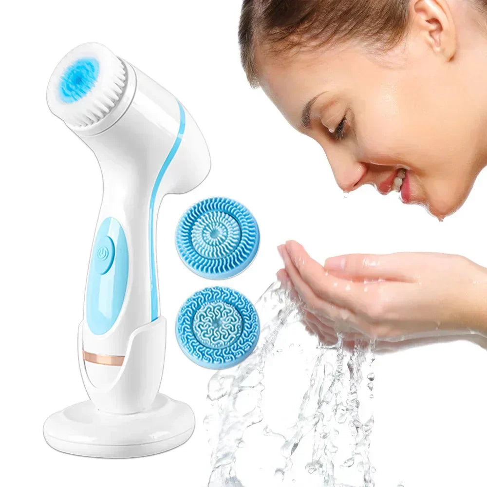 SoniGlow 3-in-1 sonische gezichtsreiniger met massagefunctie