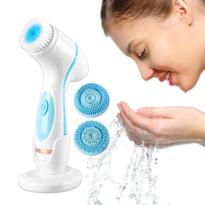 SoniGlow 3-in-1 sonische gezichtsreiniger met massagefunctie
