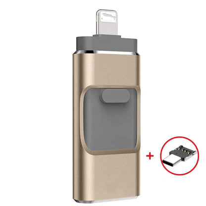 DataFlex 4-in-1 Geheugenstick – USB Opslag voor Telefoon, Tablet en PC