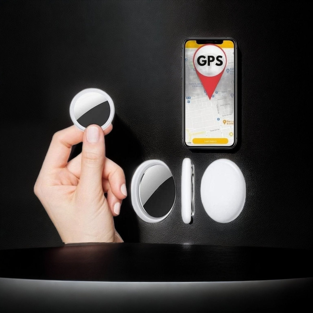 Compacte Bluetooth Anti-Verlies Tracker voor Sleutels, Tassen en Waardevolle Spullen