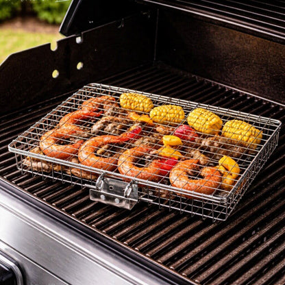 GrillChef RVS Grillmand Voor Vis En Groenten