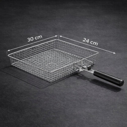 GrillChef RVS Grillmand Voor Vis En Groenten