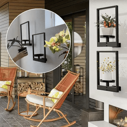 GroenWand Wandhouder voor Planten Metaal Plantenrek Wanddecoratie