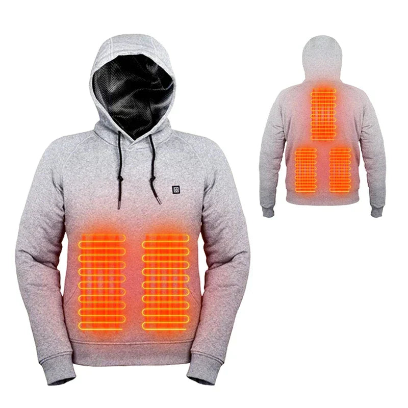 HeatWear Hoodie – Innovatieve Verwarmde Hoodie met Instelbare Temperatuur