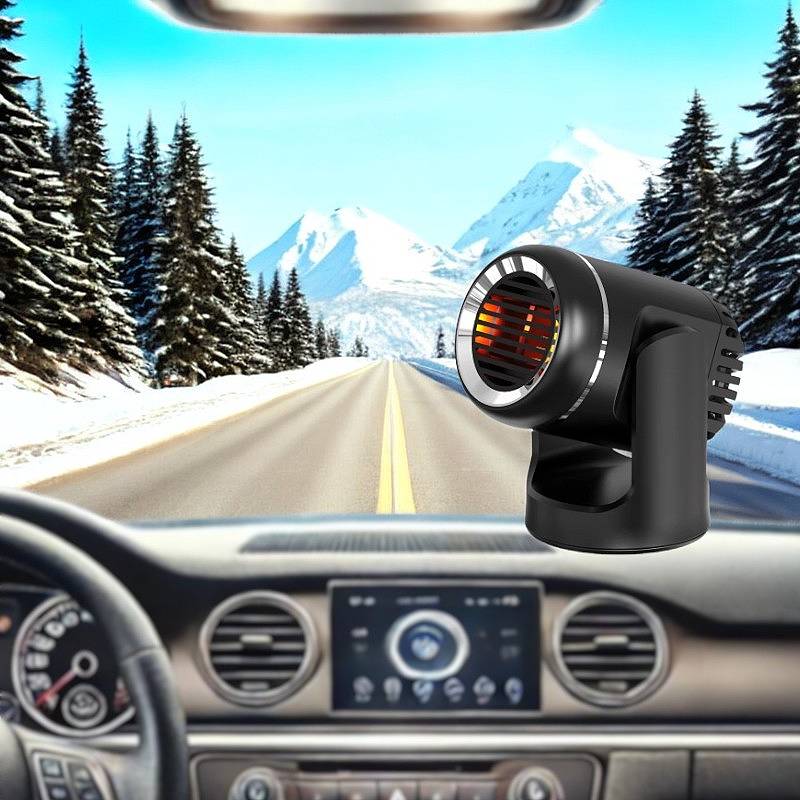 Draagbare 12V Autoklimaat – Verwarming & Koeling met 360° Rotatie