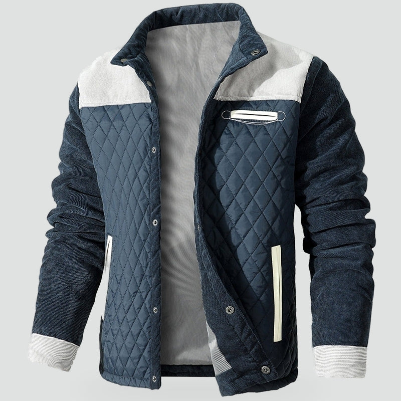 Ruitpatroon Corduroy Herenjas - Comfortabel en Veelzijdig