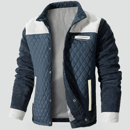 Ruitpatroon Corduroy Herenjas - Comfortabel en Veelzijdig