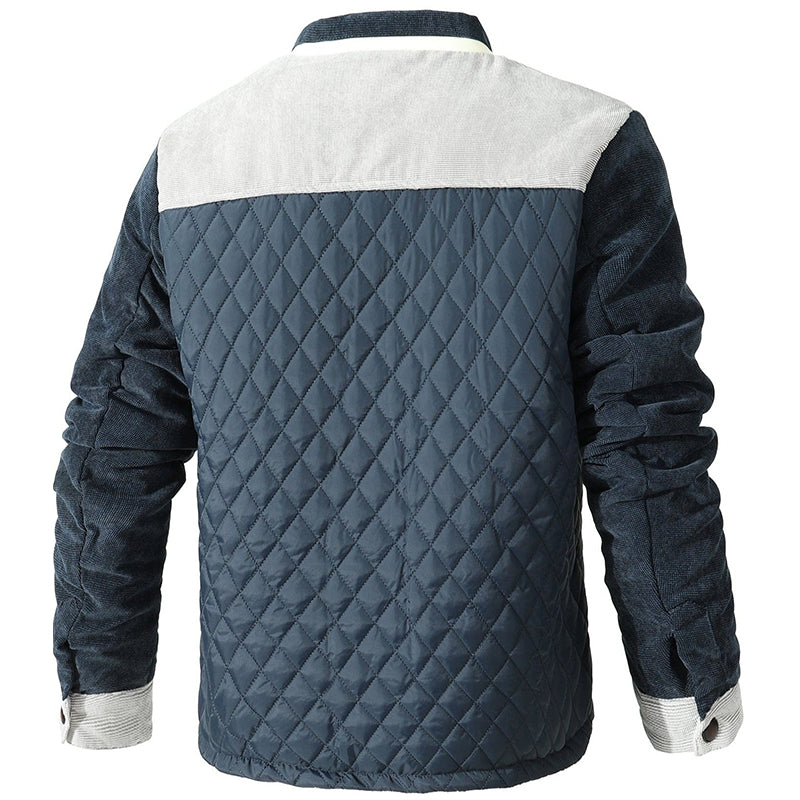 Ruitpatroon Corduroy Herenjas - Comfortabel en Veelzijdig