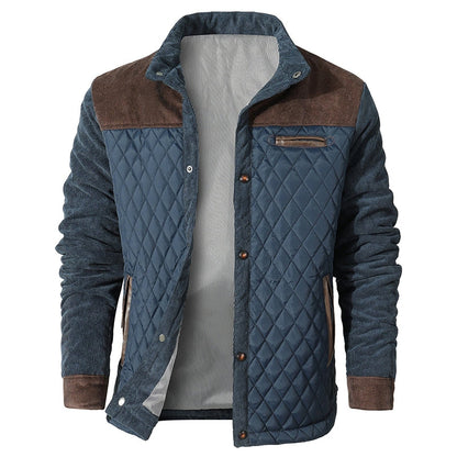 Ruitpatroon Corduroy Herenjas - Comfortabel en Veelzijdig