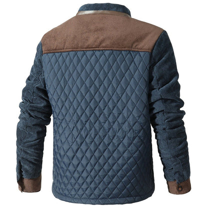 Ruitpatroon Corduroy Herenjas - Comfortabel en Veelzijdig