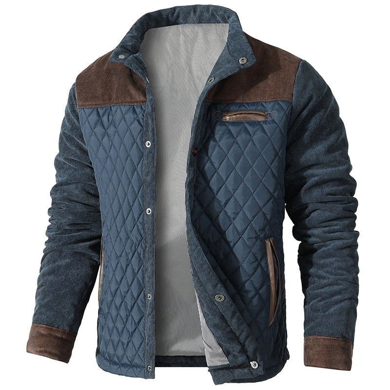 Ruitpatroon Corduroy Herenjas - Comfortabel en Veelzijdig