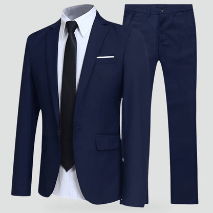 Premium Slim Fit Herenpak - Elegante Zakelijke Outfit