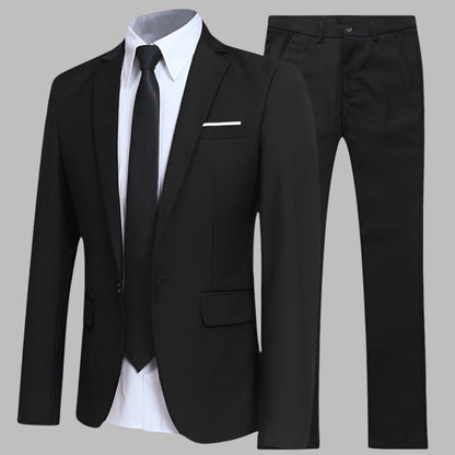 Premium Slim Fit Herenpak - Elegante Zakelijke Outfit