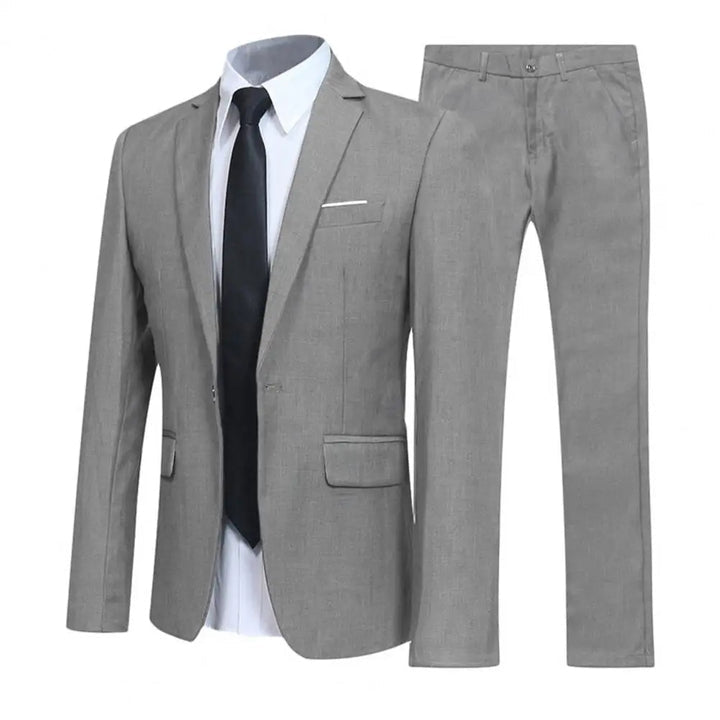 Premium Slim Fit Herenpak - Elegante Zakelijke Outfit