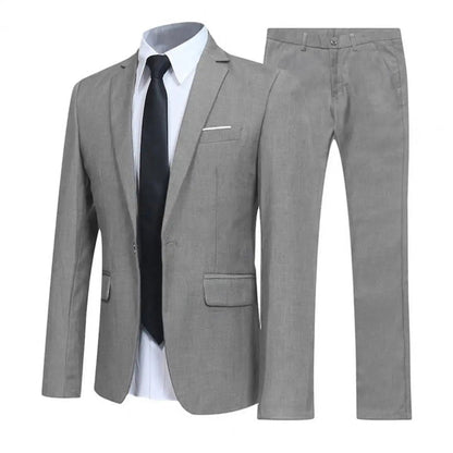 Premium Slim Fit Herenpak - Elegante Zakelijke Outfit
