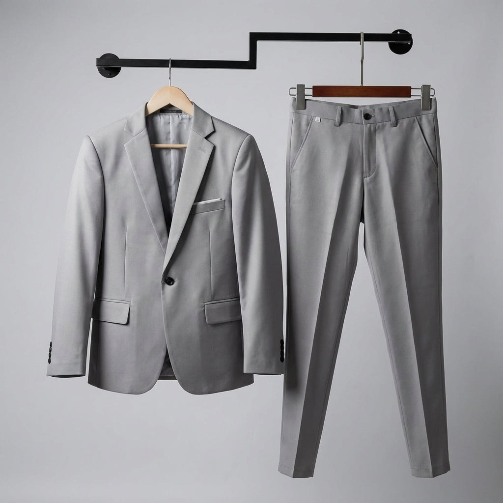 Premium Slim Fit Herenpak - Elegante Zakelijke Outfit