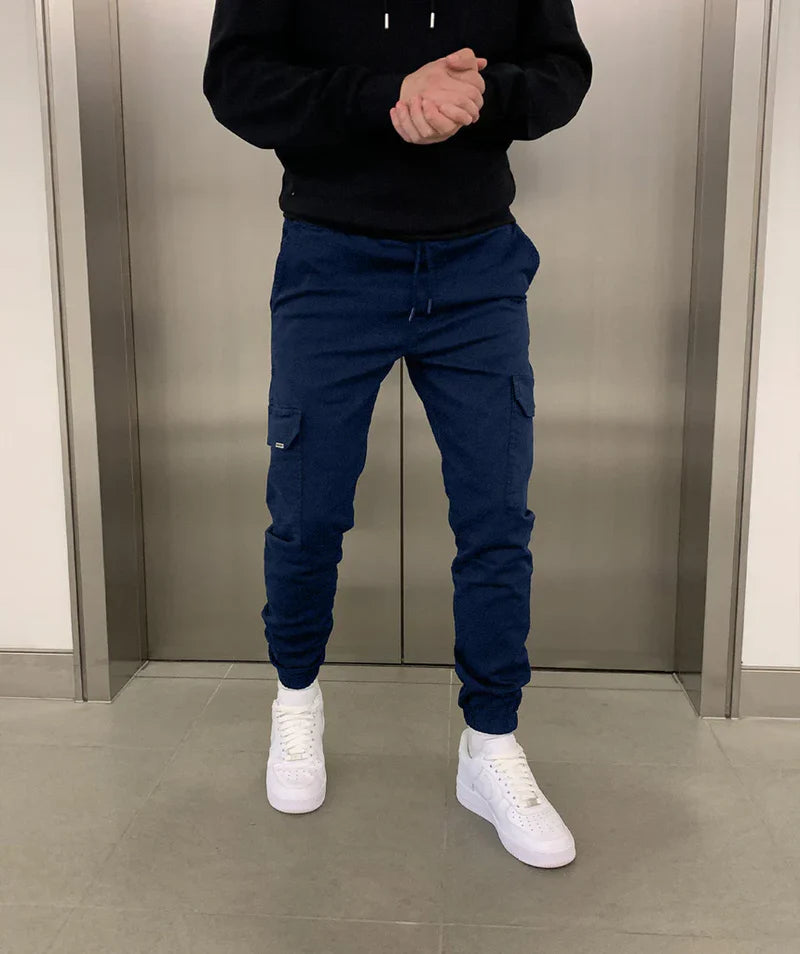 Slim Fit Cargo Joggingbroek voor Heren - Moderne Casual Broek