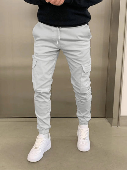 Slim Fit Cargo Joggingbroek voor Heren - Moderne Casual Broek
