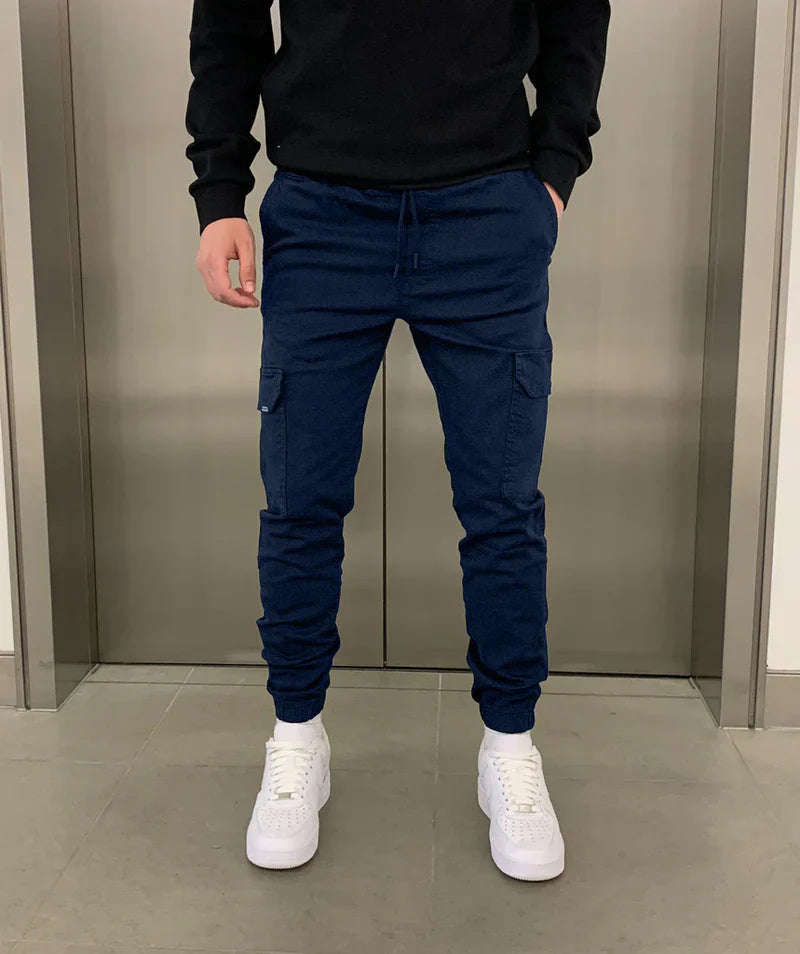 Slim Fit Cargo Joggingbroek voor Heren - Moderne Casual Broek