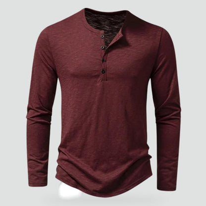 Comfortabel Heren Shirt met Lange Mouwen - 100% Katoen