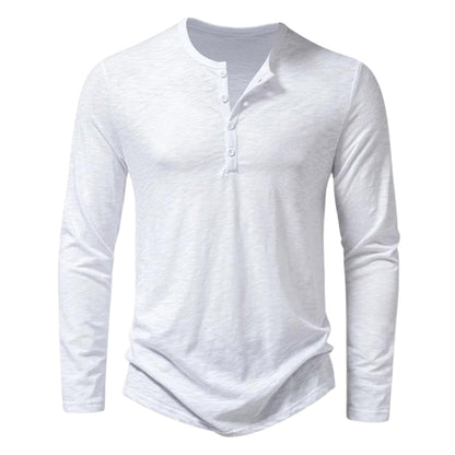 Comfortabel Heren Shirt met Lange Mouwen - 100% Katoen