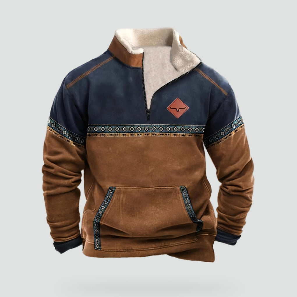 Fleece Half-Zip Heren Trui - Warm en Comfortabel