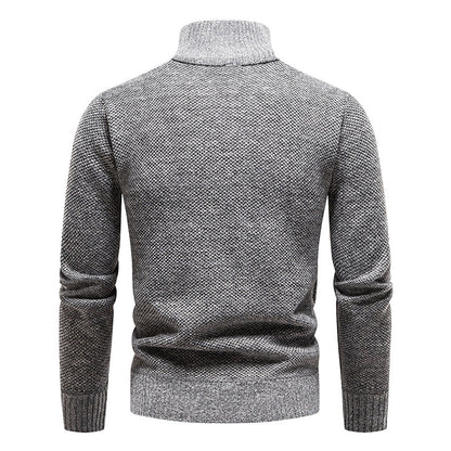 Gebreide Heren Trui met Halve Rits - Casual en Veelzijdig