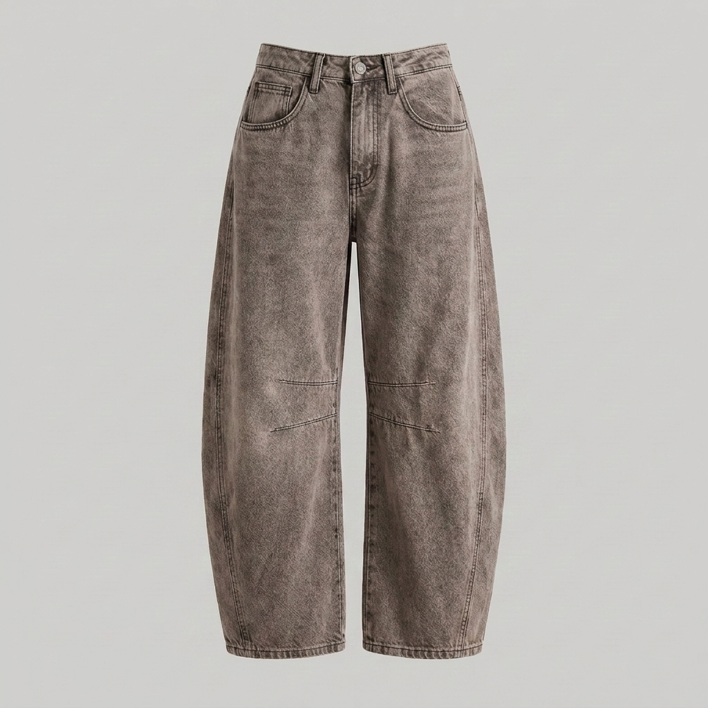 Klassieke Hoge Taille Wijde Denim - Comfortabele Dames Jeans