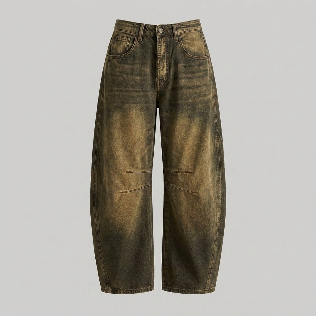 Klassieke Hoge Taille Wijde Denim - Comfortabele Dames Jeans