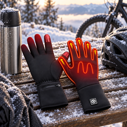 Verwarmde Winterhandschoenen met Instelbare Warmte - Tot 6 Uur Batterijduur