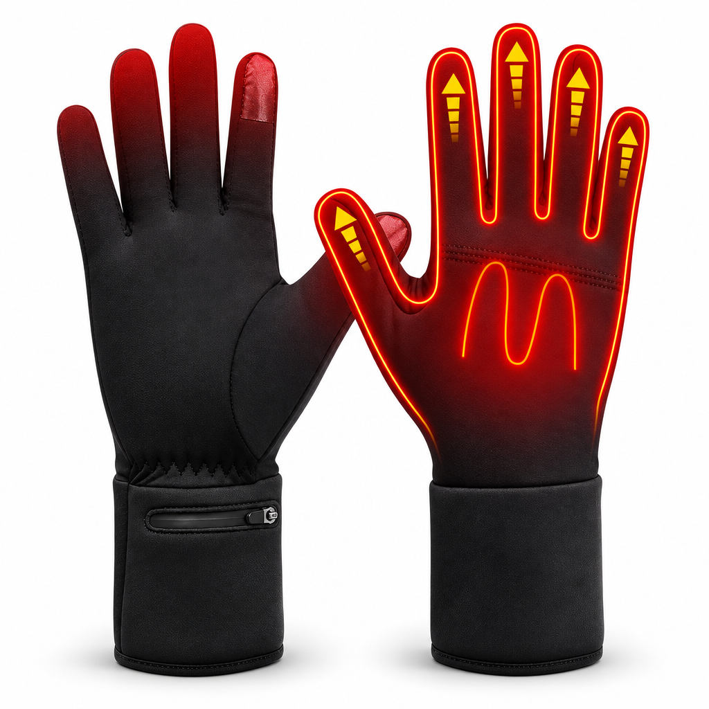 Verwarmde Winterhandschoenen met Instelbare Warmte - Tot 6 Uur Batterijduur