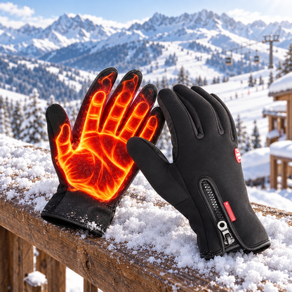 Verwarmde Winterhandschoenen met 3 Warmteniveaus, Antislip Grip en Touchscreen Vingertoppen