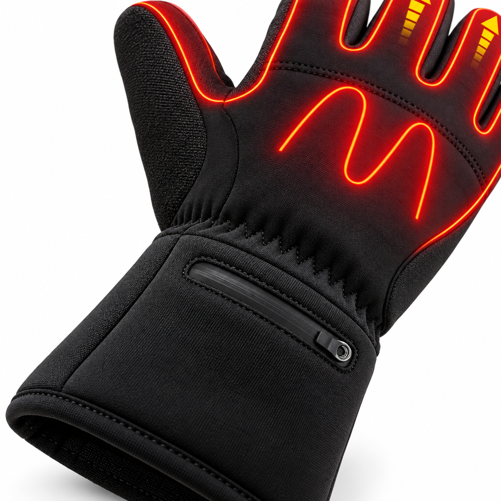 Verwarmde Winterhandschoenen met Instelbare Warmte - Tot 6 Uur Batterijduur