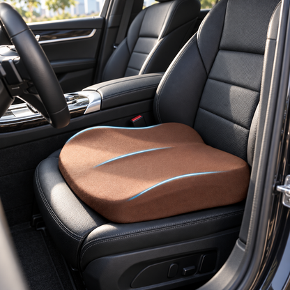 Ergonomisch Zitverhoger Geheugenfoam - 7,6 cm Verhoging voor Auto en Kantoor, 43 x 43 cm