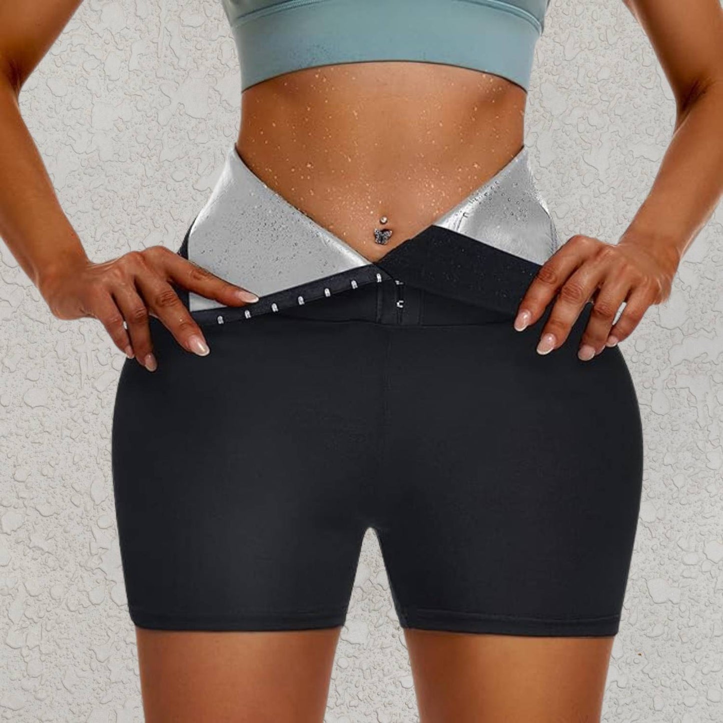 ZweetFit TailleVormer – Hoge Taille Sauna Legging met Tailletrainer voor Vrouwen