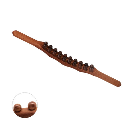 HoutRelax Gua Sha Massagestok – 60 cm Massagetool van Natuurhout voor Diepe Spierontspanning