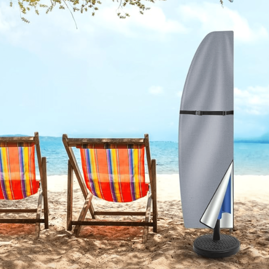 Parasolhoes Anti-UV – Waterdichte Beschermhoes met Ritssluiting