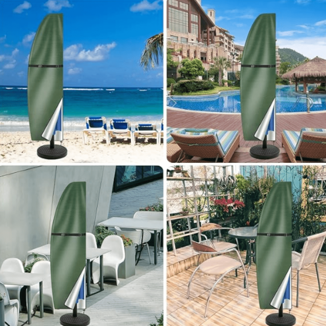 Parasolhoes Anti-UV – Waterdichte Beschermhoes met Ritssluiting