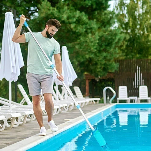 Draadloze Zwembadstofzuiger met 3-in-1 Reinigingsfunctie - Oplaadbaar