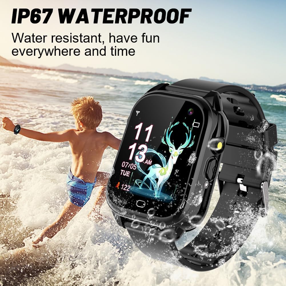 iWatch l Slimme horloge voor kinderen l Waterdicht l Jongens en meisjes