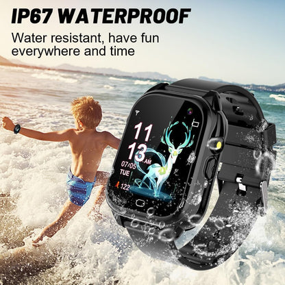 iWatch l Slimme horloge voor kinderen l Waterdicht l Jongens en meisjes