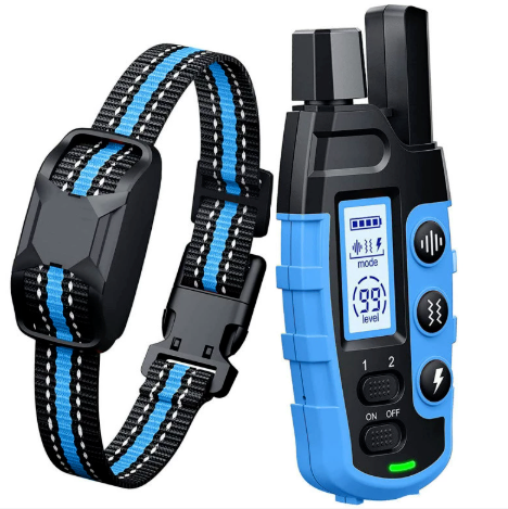 Premium 1000m Hondentrainingshalsband met Afstandsbediening - Waterdicht, Oplaadbare E-Halsband voor Alle Hondenformaten
