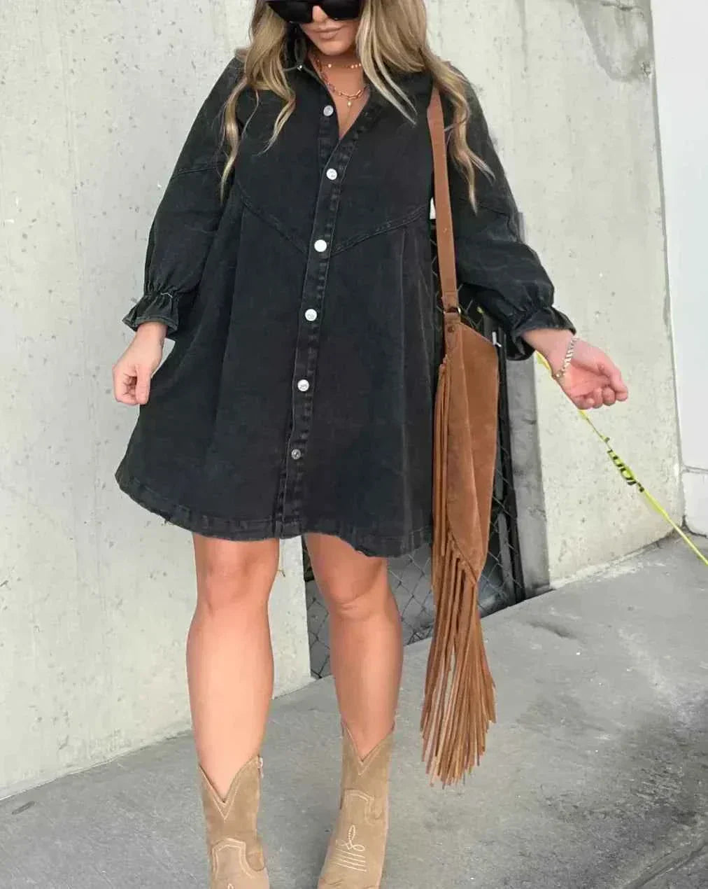 DenimBelle Overhemdjurk van Denim