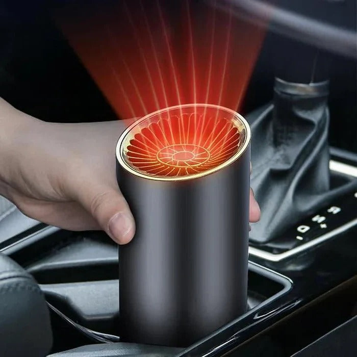 Draagbare 12V Auto Verwarmer met Draaibare Nozzle – Bekerhouder Montage