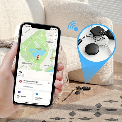 Slimme GPS Sleutel- en Huisdiertracker met iOS Zoekfunctie