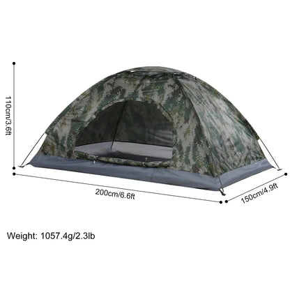 Ultraleichte UV-beschermende campingtent voor strand en natuur