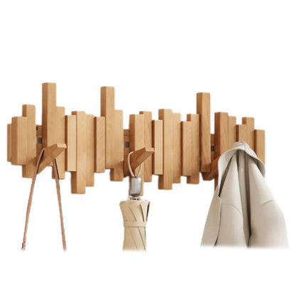 PianoWood Wandkapstok – Houten Pianotoets Kapstok van Walnoot of Beukenhout
