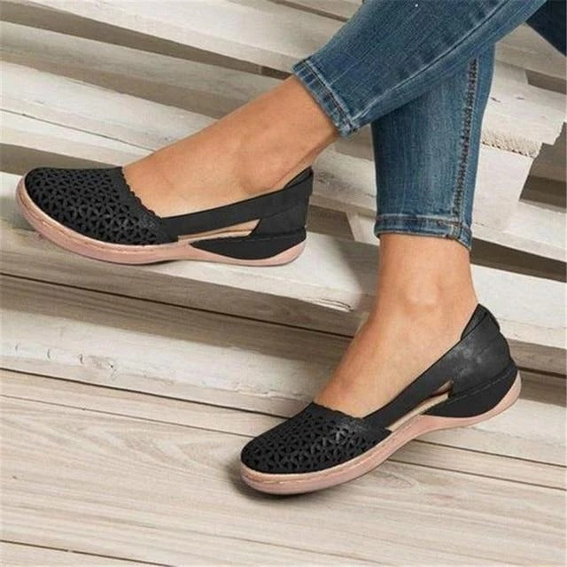 ComfortLuxe Ballerina’s – Orthopedische Damesschoenen voor Hallux Valgus met Ademend Mesh