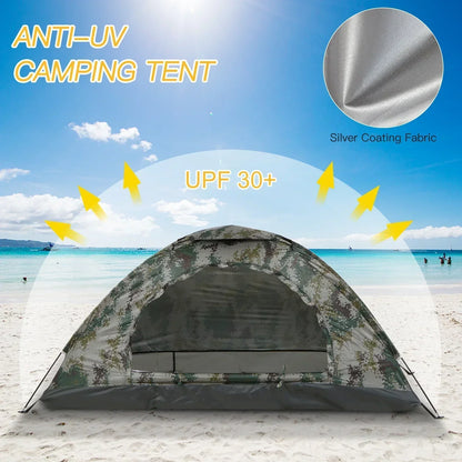 Ultraleichte UV-beschermende campingtent voor strand en natuur